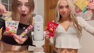 ASMR Trying Snacks from Japan