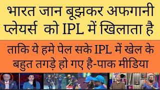 Pak Media is crying as Afghani players play IPL every year but Pakistani not 