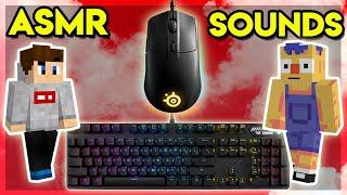 Keyboard + Mouse Sounds ASMR  Minecraft Sonoyuncu Bedwars