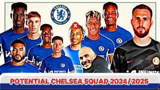 POTENTIAL CHELSEA SQUAD FOR THE 202425 SEASON ALONG WITH 2024 SUMMER TRANSFER TARGETS UNDER MARESCA