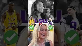 Livvy Dunne & Angel Reese play LSU vs.