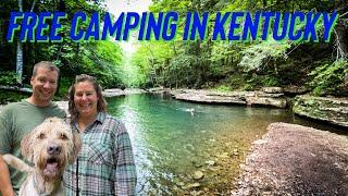 Roodles favorite FREE CAMPGROUND in Kentucky  War Fork Creek