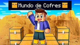 Minecraft PERO todos los BLOQUES con COFRES