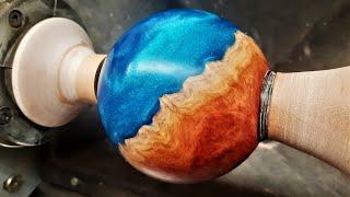 Woodturning - New Year Spheres