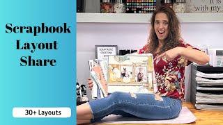 Scrapbook Layout Share  30+ Scrapbooking Ideas