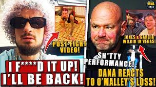 Sean OMalleys FIRST REACTION after UFC 306 loss Dana CRITICIZES OMalleys performance MerabJon