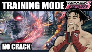 HOW TO PRACTICE AS JIN KAZAMA WITHOUT CRACK IN T8 - TEKKEN 8 DEMO