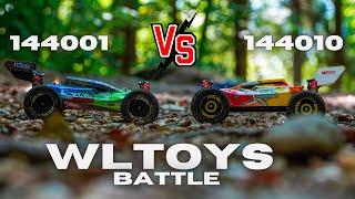 Welcher ist BESSER? WLTOYS 144001 vs 144010 BRUSHLESS BUGGY  Fahrvergleich  FERNGESTEUERTE AUTOS