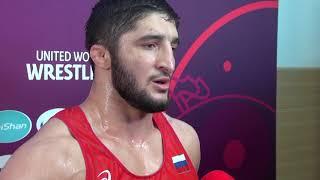 Интервью Абдулрашида Садулаева после победы на чемпионате Европы