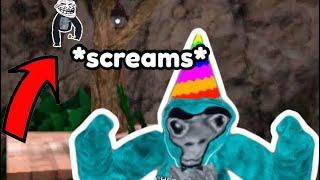 making little kids scream is funny Gorilla Tag VR