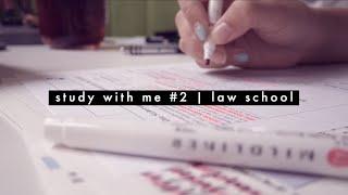 study with me #2  law school