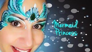 Mermaid Princess Face Painting Tutorial