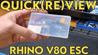 Crawler Canyon Quickreview Rhino V80A outrunner ESC