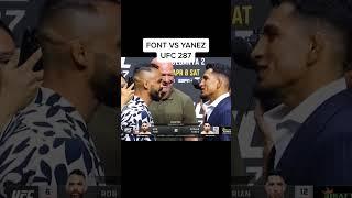 Rob font  vs adrian  yanez  ufc 287 #ufc  #ufc287 #fight #highlights #mma #conference