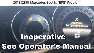 How To Fix Mercedes C250 ESP Light That Stays On And Can Not Use The Cruise Control Code  C220500