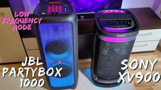 JBL PARTYBOX 1000 VS SONY SRS-XV900 LFM - Low Frequency mode