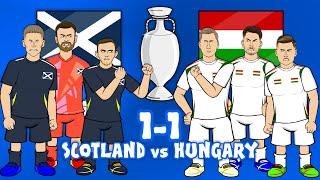 NO PENALTY Scotland vs Hungary Euro 2024 Parody Goals 1-0 Highlights Csoboth