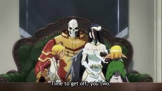 Albedo wants to sit on Ainz lap too    Overlord IV