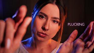 ASMR Hand Sounds and Plucking Negative Energy for Sleep  Hand Movements Minimal Talking