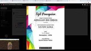 Cara buat Custom Sijil Certify Em dan Google Form