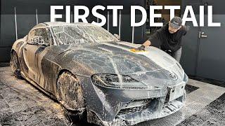 【TOYOTA Supra】FIRST DETAIL WASH  POLISH & COATING｜TOYOTA ｜DEEP CLEAN｜DETAILING｜LUMINUS｜