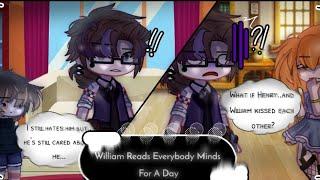 •William Reads Everybody Minds For A Day•  Part 1  { Aftons Family GCMM } #gachaclub #fnaf