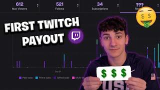 MY FIRST TWITCH PAYCHECK How much do small streamers make in 2022?