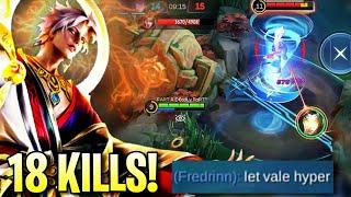 Randoms want my Vale to Carry the team Solo Mythical Glory Full Ranked Gameplay  Wolf Xotic  MLBB