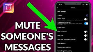 How To Mute Someone On Instagram Messages