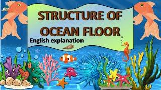 Structure of Ocean floor english explanation with beautiful animation  class8 geography