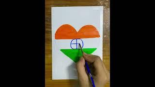 15 August Painting Easy  Independence Day drawing #shorts #youtubepartner #diy #youtubeshorts