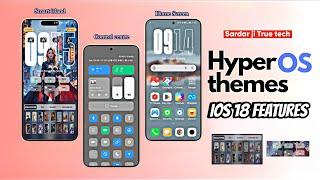 Customize Your Phone to Look Like iOS 18 with HyperOS MIUI 14  #iosthemes