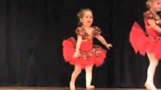Jillian dancing at her recital