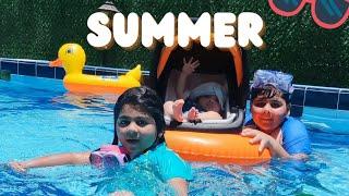Doll girl Summer trip with family #amazingshorts  #fun #entertainment #summervibes  ️ #gathering 