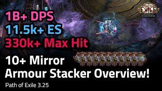 10+ Mirror Armour Stacker Overview -  Path of Exile 3.25 Settlers of Kalguur