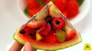 Just Water and Fruits-Fresh Fruit Watermelon Jelly healthy-Delicious-No added Sugar🫐