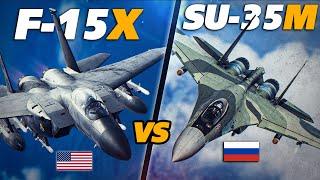 Modernized Heavy Hitters  F-15X Eagle Vs Su-35 Flanker-M  Digital Combat Simulator  DCS 