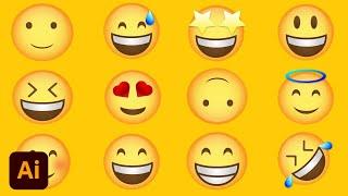 Learn how to create Emojis in adobe illustrator