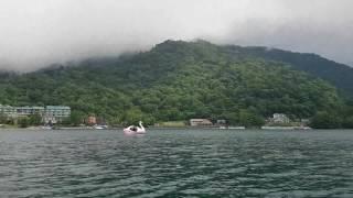 Paddle boating at Lake Chuzenji