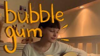 bubble gum  clairo guitar cover