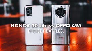 HONOR 50 LITE vs OPPO A95 Budget Smartphone Battles