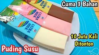 Puding Susu Cuma 3 Bahan