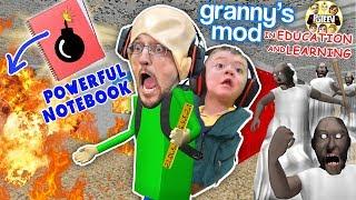 BALDIS POWERFUL NOTEBOOK  Granny Takes Over The School FGTEEV Garrys Mod w Shawn GameplaySkit