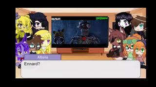 Fnaf1+aftons react to unfixablerushed