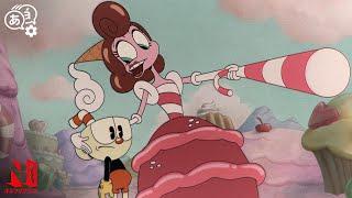 Sugarland and Baroness Von Bon Bon  The Cuphead Show  Clip  Netflix Anime