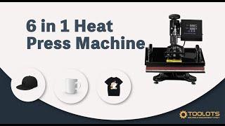 Start Making Personalized Gifts with 6 In 1 Heat Press Machine