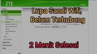 Cara Mengatasi Lupa Password Wifi belum Terhubung  Reset Wifi Lupa Sandi