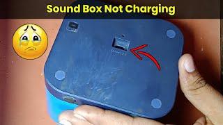 Sound box no charging