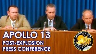 APOLLO 13 - Post-Explosion Press Conference - Chris Kraft - 19700414 - Dual Camera Edit