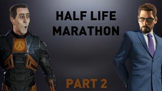 HALF - LIFE MARATHON DAY 2  HALF LIFE 1 HARD MODE NO ARMOR CHALLENGE